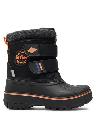 Ghete baieti 304322662 - Piele ecologica - Negru - Negru