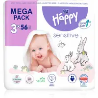 BELLA Baby Happy Sensitive Șervețele umede 3x56 buc
