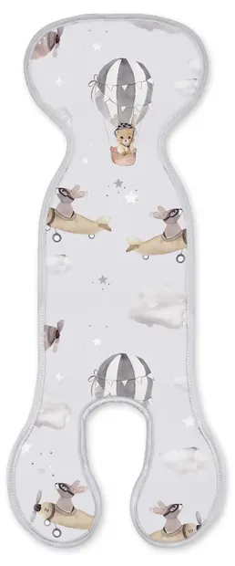 Saltea anti-transpirație Albero Mio - Cotton Print, Balloon Flight CP6, 0-13 kg