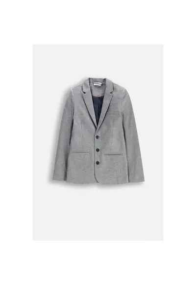 Sacou elegant cu revere decupate - Multicolor