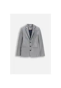 Sacou elegant cu revere decupate - Multicolor