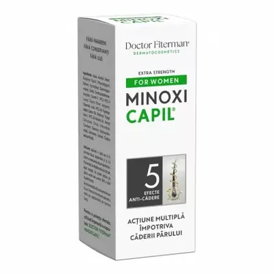 Spray impotriva caderii parului femei Minoxicapil, 60 ml, Doctor Fiterman