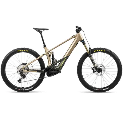 WILD H10 - bicicleta electrica e-MTB Trail full suspension 29 - maro cu compone…