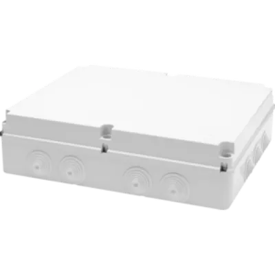 Doza aparenta - IP55 - dimensiuni interioare 460X380X120 - WALLS cu presetupe - GREY RAL 7035