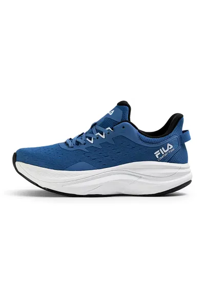 Pantofi sport wedge Retron de plasa - Alb/Albastru lavanda