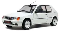 Model de colecție SOLIDO Modern: Mașini - Peugeot 205 Mk.1 1.9L Rallye White 1988
