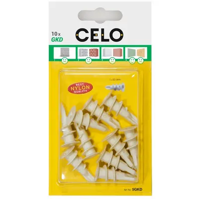 CELO Blister Plasterboard plug GKD made of fibre-glass reinforced nylon