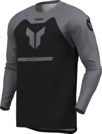 Tricou atv cross Thor Ridemode Menace, culoare negru gri, marime XL