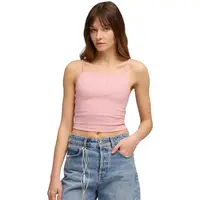 Maiou femei Puma Wardrobe Ess Ribbed Tank Top, Roz