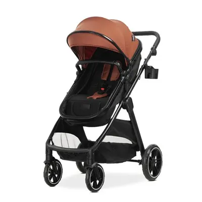 Carucior 3 in 1 pentru copii Lorelli Aspen Picante, reversibil, suspensii, cadru din aluminiu, geanta, greutate suportata 22 kg