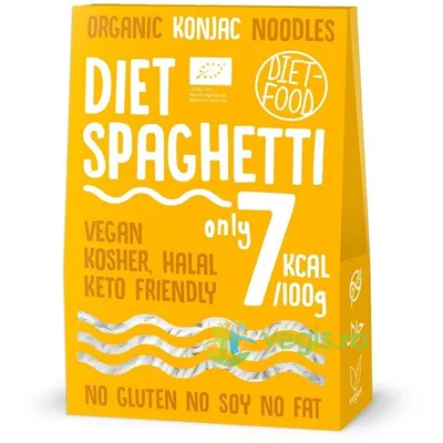 Spaghete Shirataki din Konjac fara Gluten Ecologice/Bio 300g