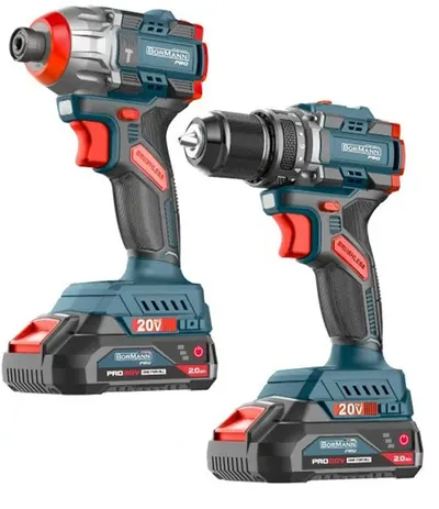 Șurubelnițe cu impact cu acumulator Bormann - Pro, BBP5431X44T2, 20V, 2x4.0Ah