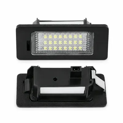 Set 2 lampi LED numar VW, cod H02045, 6500K, Plug & Play, fara eroare bec ars