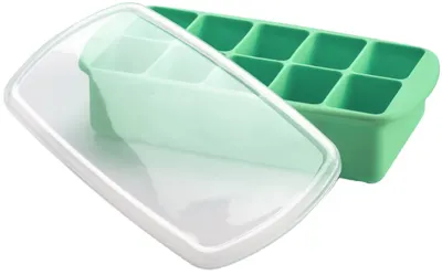 Formă de silicon pentru congelare Melii - 10 x 59 ml, verde