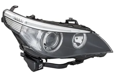 Far dreapta (D1S H7, reglaj electric, cu motoras, Bi-xenon , fundal transparent) BMW Seria 5 2003-2007