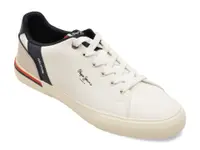 Pantofi sport PEPE JEANS albi, MS30013, din material textil