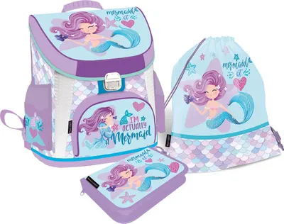Set școlar Lizzy Card Mermaid Sweet - 3 în 1