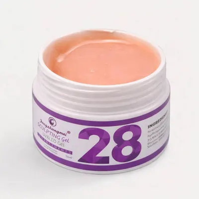 Gel UV Construcție FSM 50ml Nr. 28 | Piersica-Natural | fsm-romania.ro