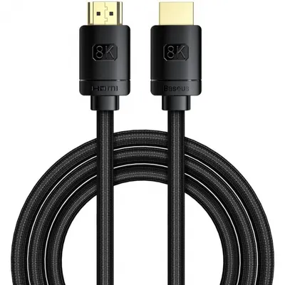 Cablu Video Baseus High Definition, HDMI - HDMI, 8K, 2m, Negru CAKGQ-K01