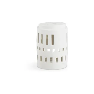 Sfeșnic din ceramică Kähler Design Urbania Lighthouse Little Tower, alb