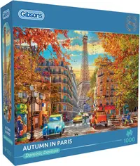 Puzzle Gibsons din 1000 piese - Toamna la Paris