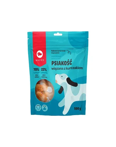 MACED White Bone Recompense pentru caini, cu pui 500 g