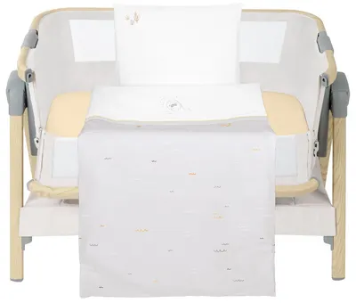 Set lenjerie de pat din 3 piese pentru mini patut KikkaBoo Seally Me
