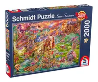 Puzzle Schmidt din 2000 de piese - The dragon's treasure