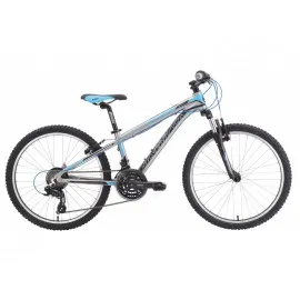 Bicicleta copii 9-12 ani, 24 inch, Spyke Scuba Bleu Citrus Orange Electric Blue, Silverback S74SB201566A