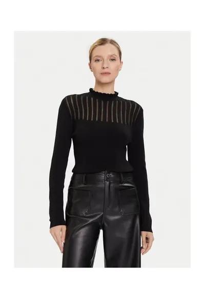 Pulover Dama - Negru - viscoza1