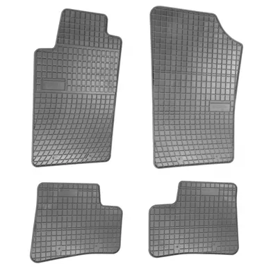 Set covorase auto din cauciuc Peugeot 206 1998-2009 culoare Gri, presuri FROGUM, 4 buc.