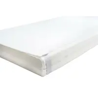 Protectie saltea, Bubaba, Impermeabila, Pentru patut de dimensiunea 120x60 cm, Din poliuretan, Spalare la 95 grade, 0 luni+, White