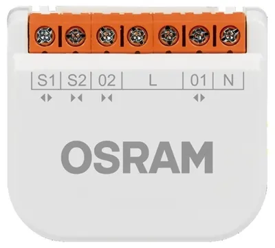 Modul inteligent pentru jaluzele Osram - Smart+, 2 canale, Wi-Fi, alb
