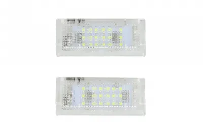 Lumina numar inmatriculare, culoare lumina: alb; set, 12V, cu aprobare circulatie potrivit BMW 3 (E46) 12.97-05.05