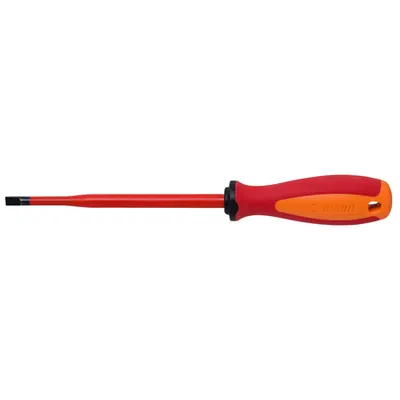 Surubelnita SLIM pentru electrician, VDE TBI,cu lama izolata 0.6 x 3.5mm, 100mm, 185mm