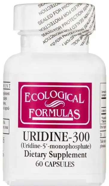 Uridine-300, 60 capsules , Ecological Formulas