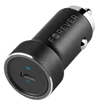 Încărcător auto Forever - CC-06, USB-C, 20W, negru