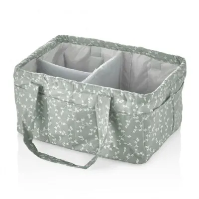 Geanta organizator pentru scutece si accesorii copii sau bebelusi, BabyJem, 25x35 cm (Culoare: Verde)