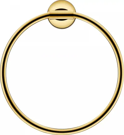 Inel prosop Duravit Starck T 0099473400, montare pe perete, 210 mm, Auriu lucios
