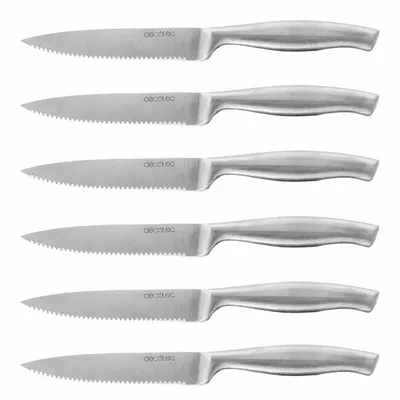 Set de Cuțite Cecotec Set de cuchillos carne profesionales Oțel inoxidabil