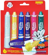 Set de pasteluri-gel Sense - 6 bucăți, metalice