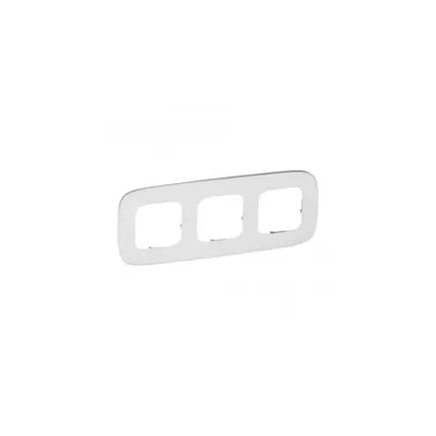 Placa Valena Allure - 3 module - alb glass