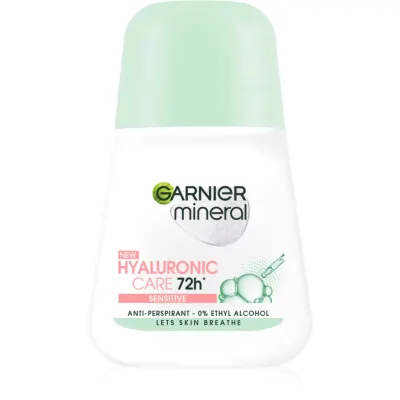Garnier Mineral Hyaluronic Care antiperspirant roll-on 72 ore 50 ml