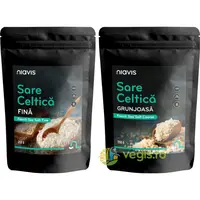Pachet Sare Celtica Fina 250g + Sare Celtica Grunjoasa 250g
