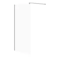 Paravan dus walk-in 120x200 cm Cersanit Mille, sticla securizata, profil crom