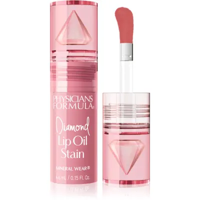 Physicians Formula Mineral Wear® Diamond Lip Oil Stain ulei nuanțator pentru buze culoare Radiant Rose 4.6 ml