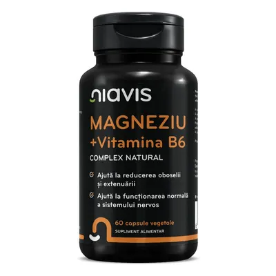 Magneziu + Vitamina B6 60cps, Niavis
