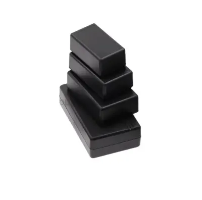 Cutie cu auto-inchidere 80x50x25 mm negru pentru montaje electronice