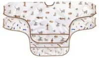 Lavagnetă cu mâneci Lassig - 2 bucăți, Little Mateys Royal Blue