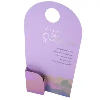 Suport înalt pentru flori "You are My Sunshine" (set 10 buc) - Mov